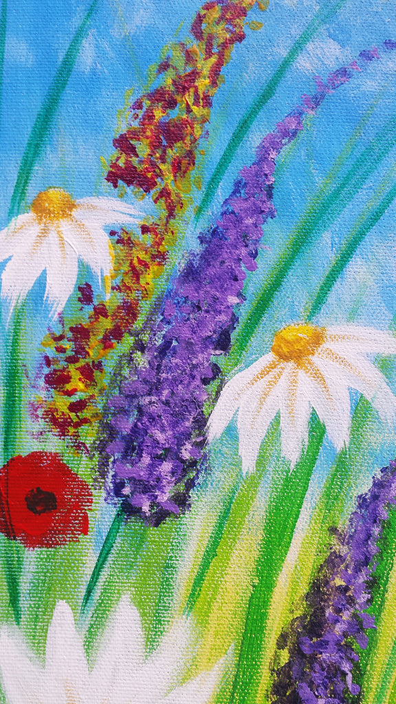 The Flower Garden | 20 x 20 IN – Alexandra Romano Art