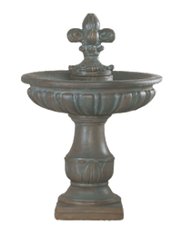 Florentine Cast Stone Outdoor Garden Fountains – Tuscan Basins