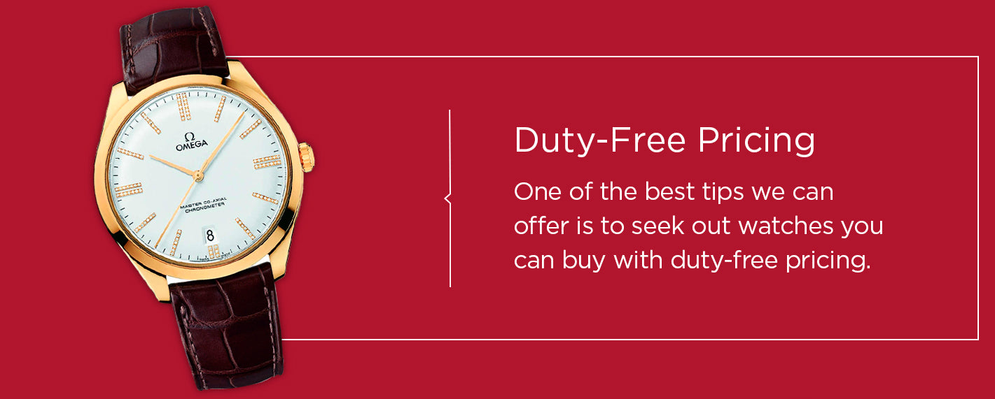omega duty free prices