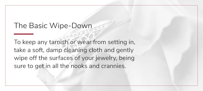 wipe down jewelry