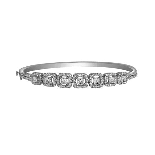 Diamond Bangle 18k White Gold (5.80 ct. tw.) – Little Switzerland