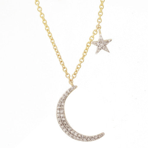 cartier moon necklace