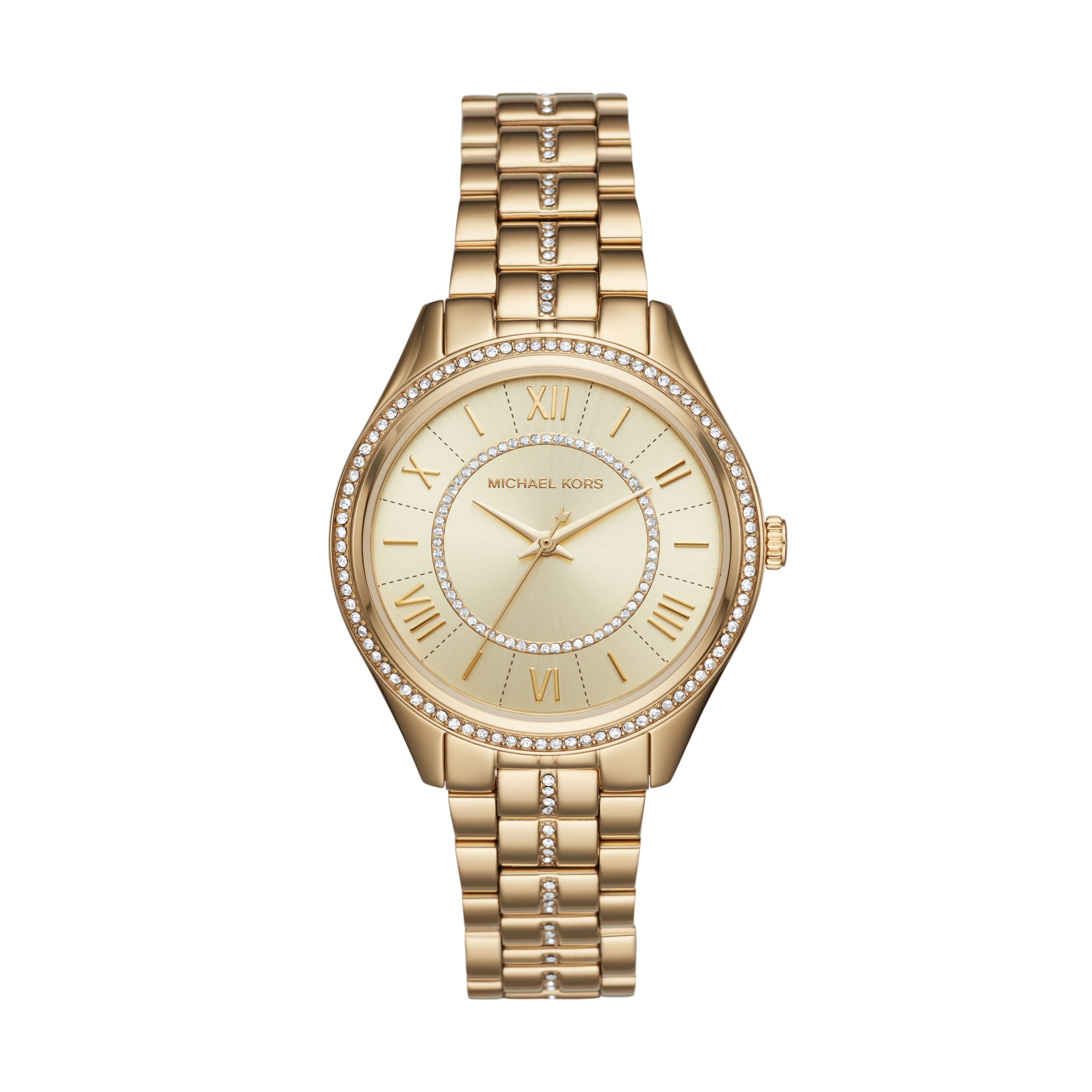 Lauryn Pavé Gold-Tone Watch – Little 