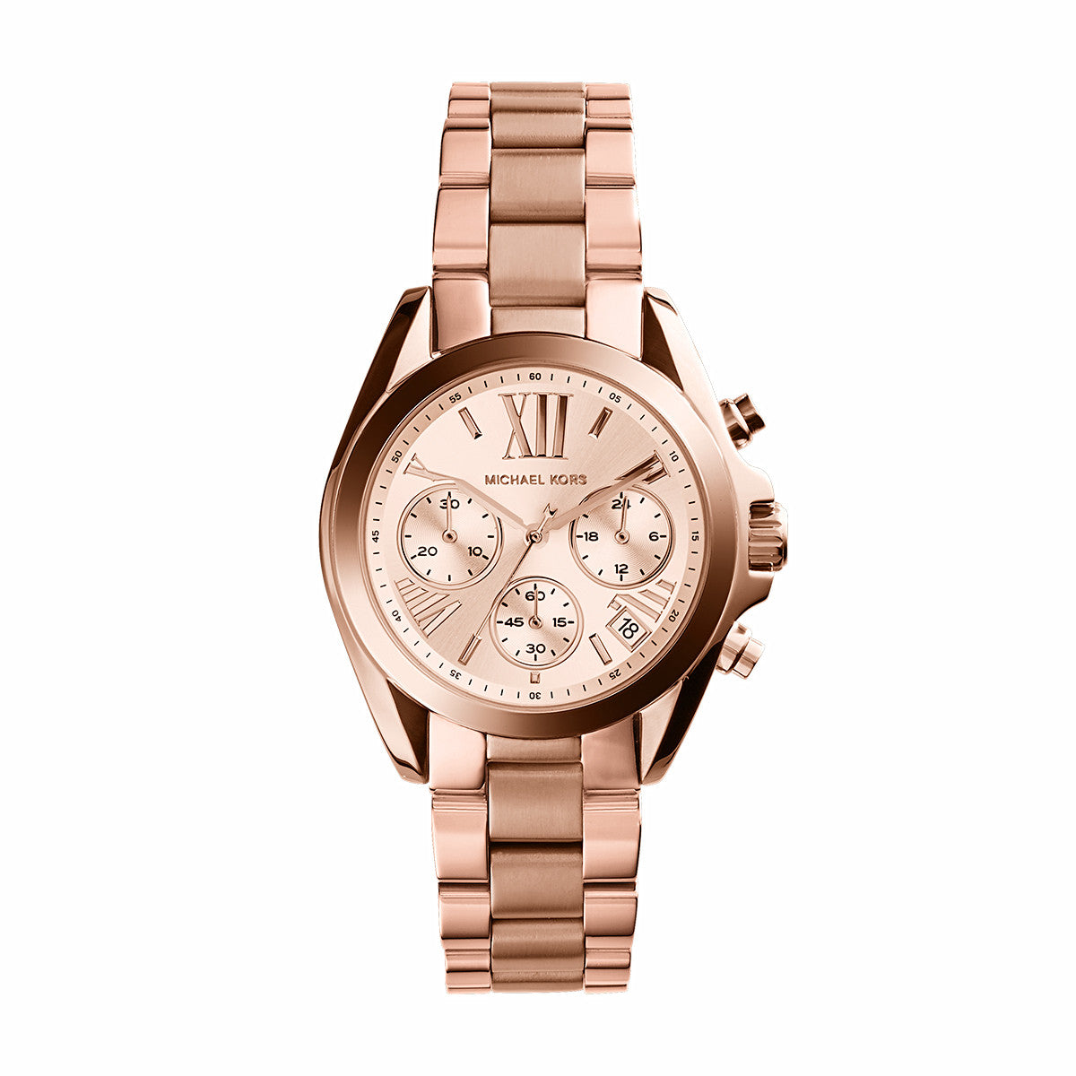 all gold mk watch