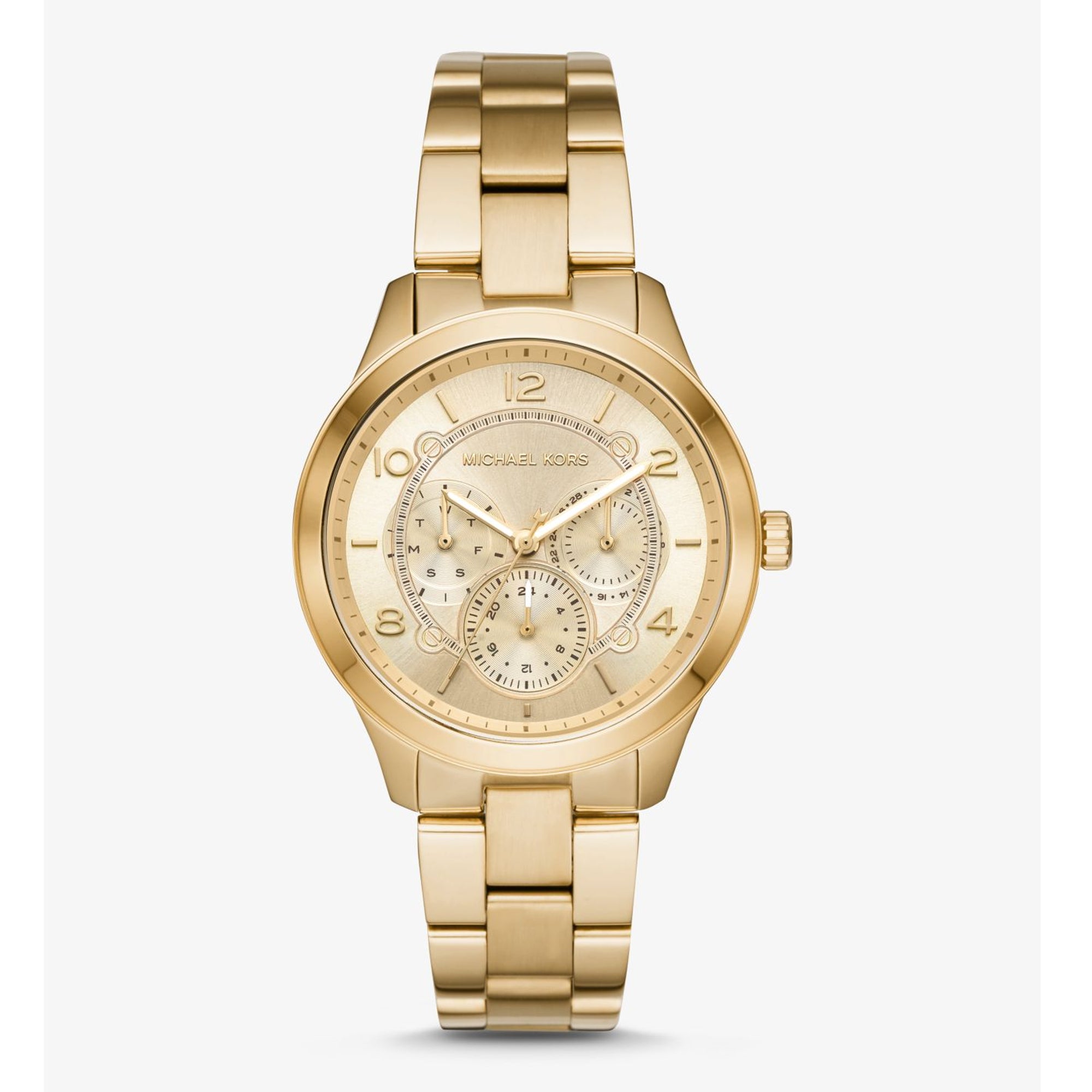 michael kors runway gold watch