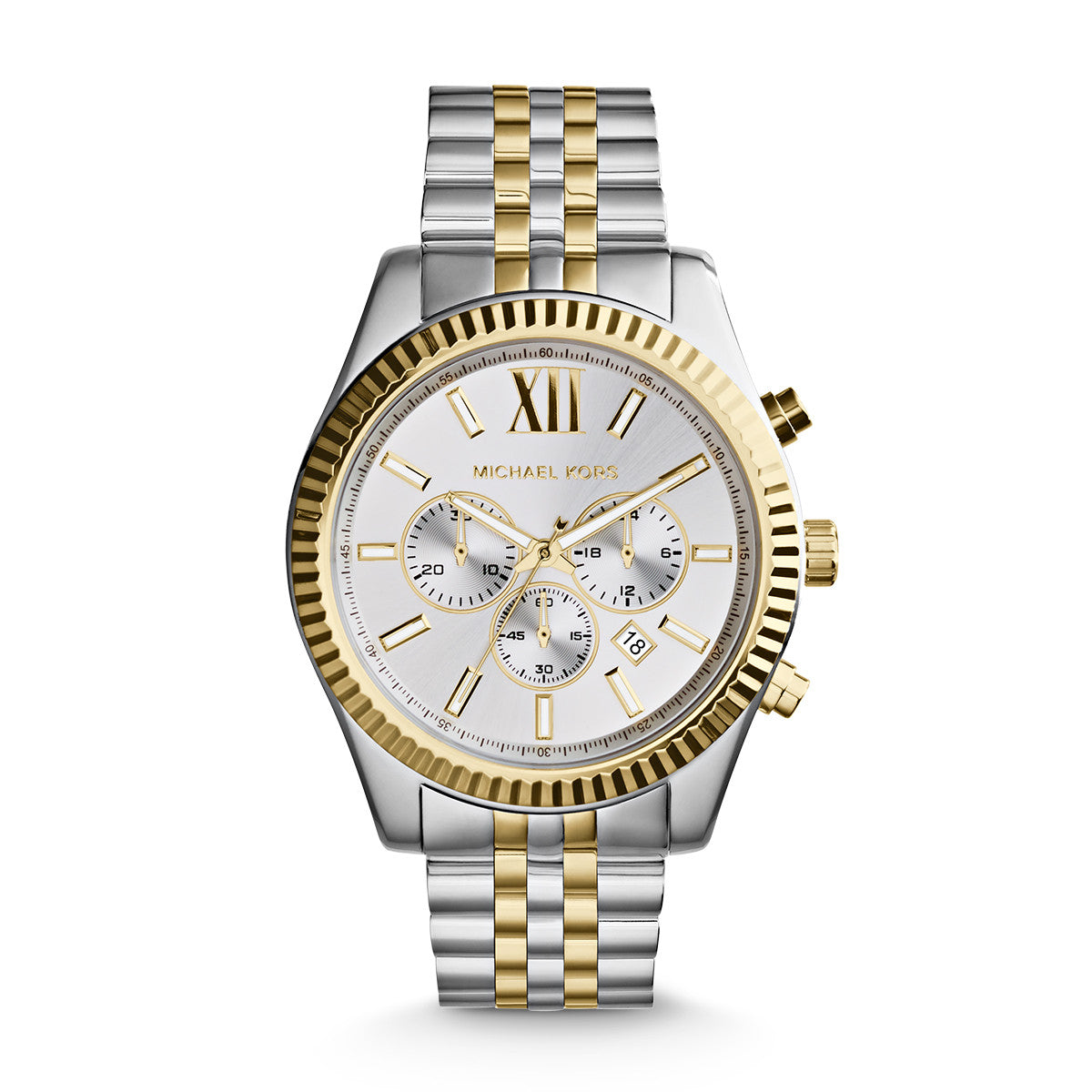 michael kors watch lexington silver