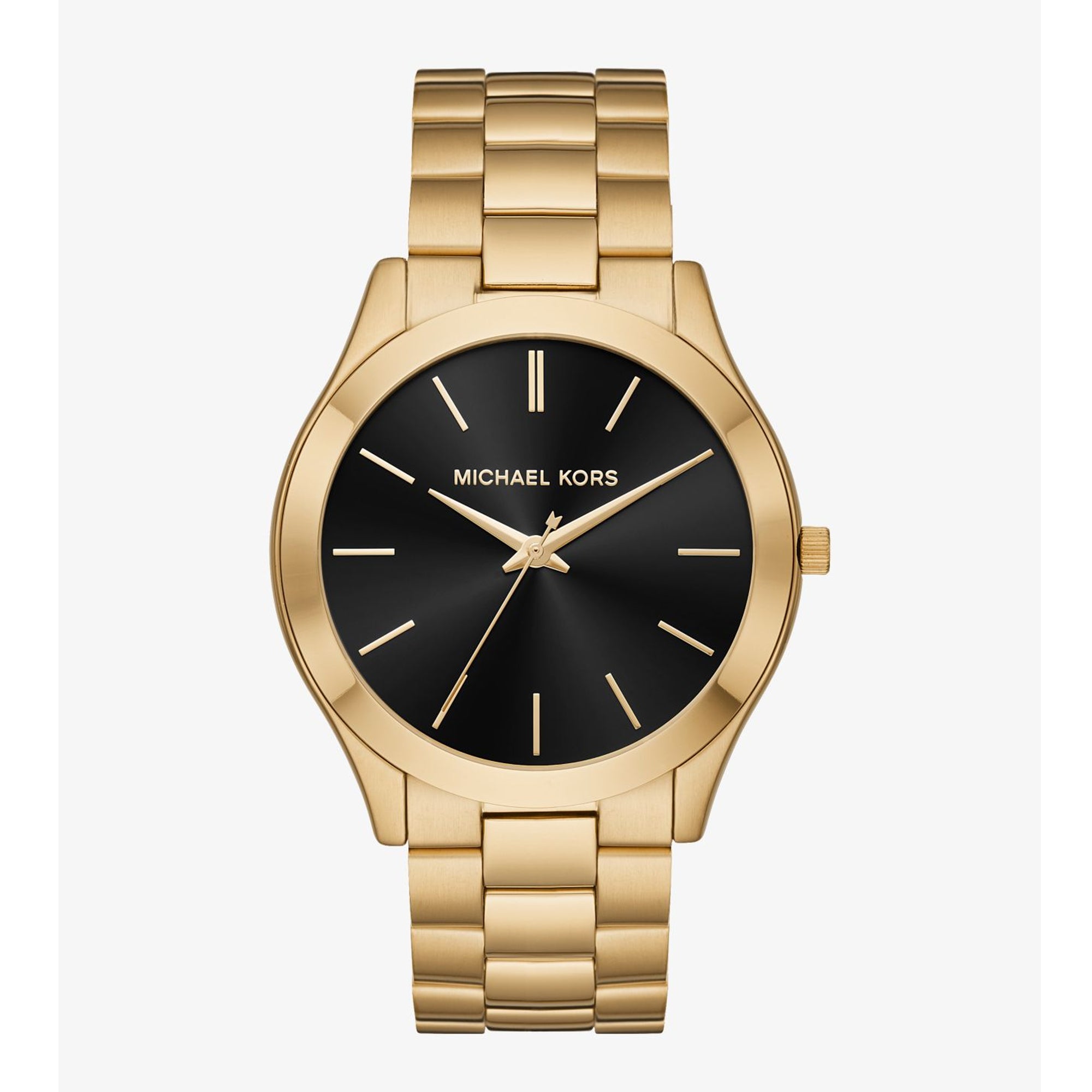 Michael Kors Slim Runway Gold Watch 