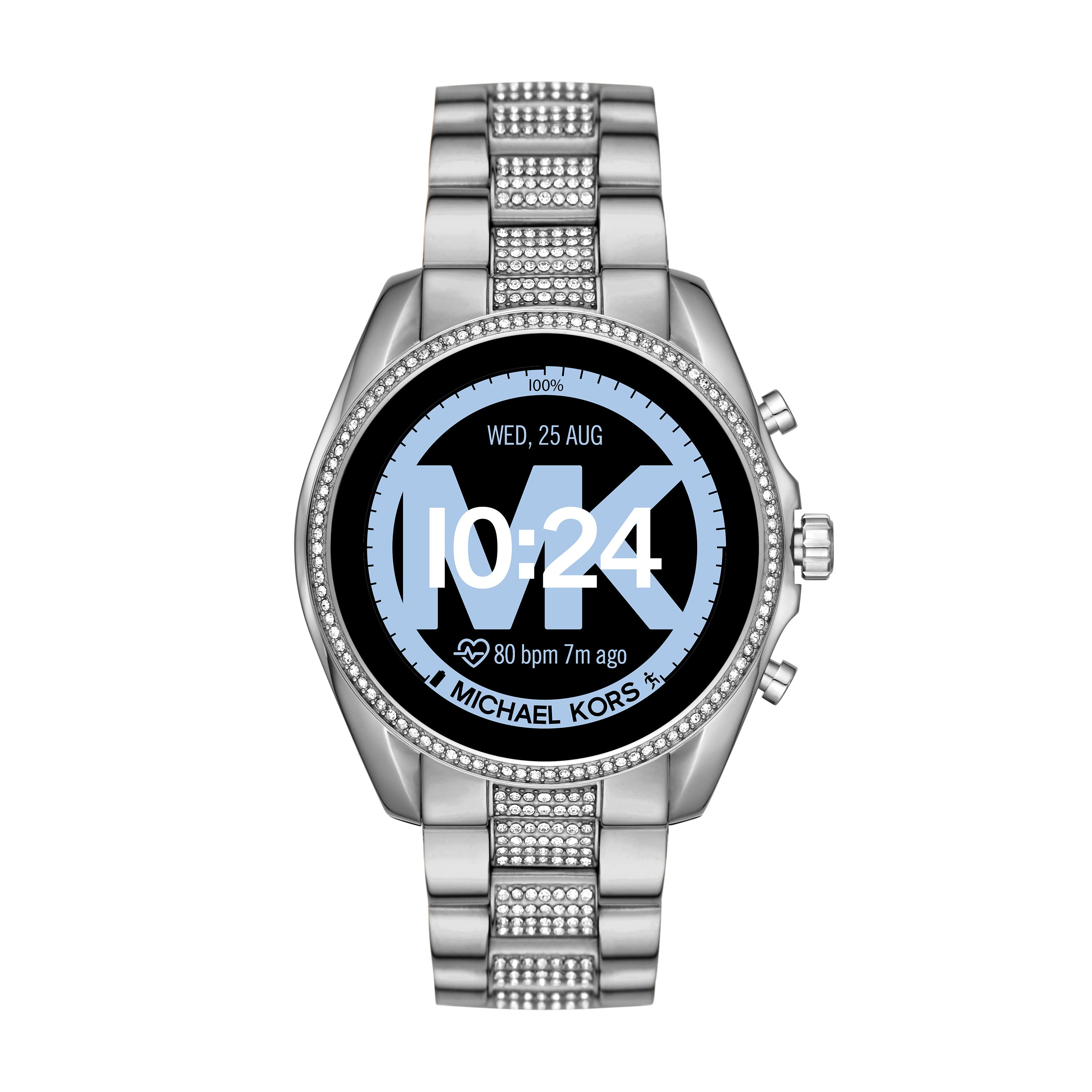 michael kors smart watch silver