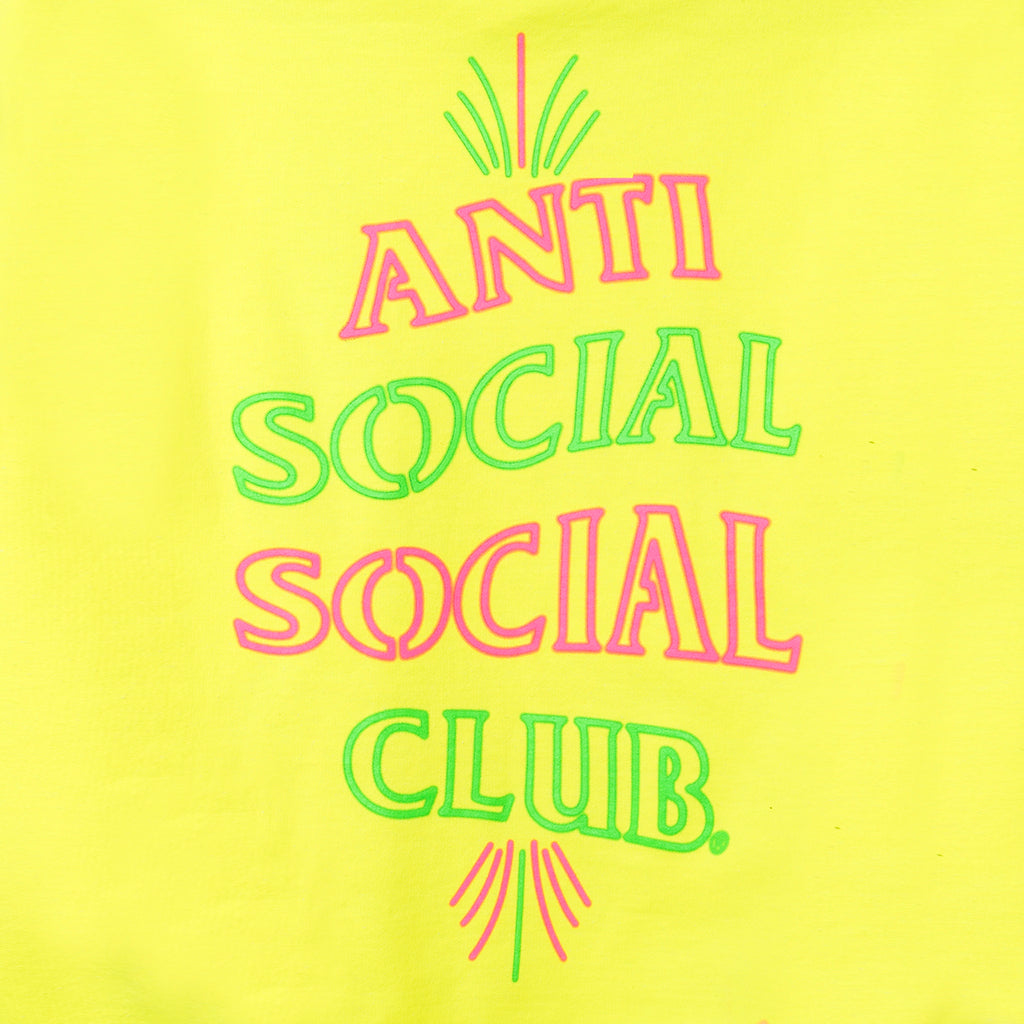 anti social social club neon green