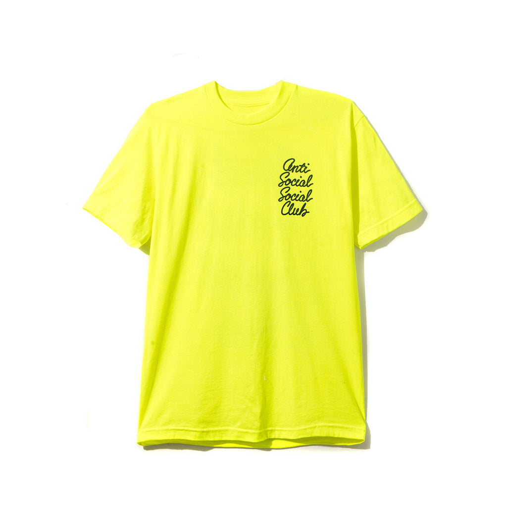 Options Neon Yellow Tee – AntiSocialSocialClub