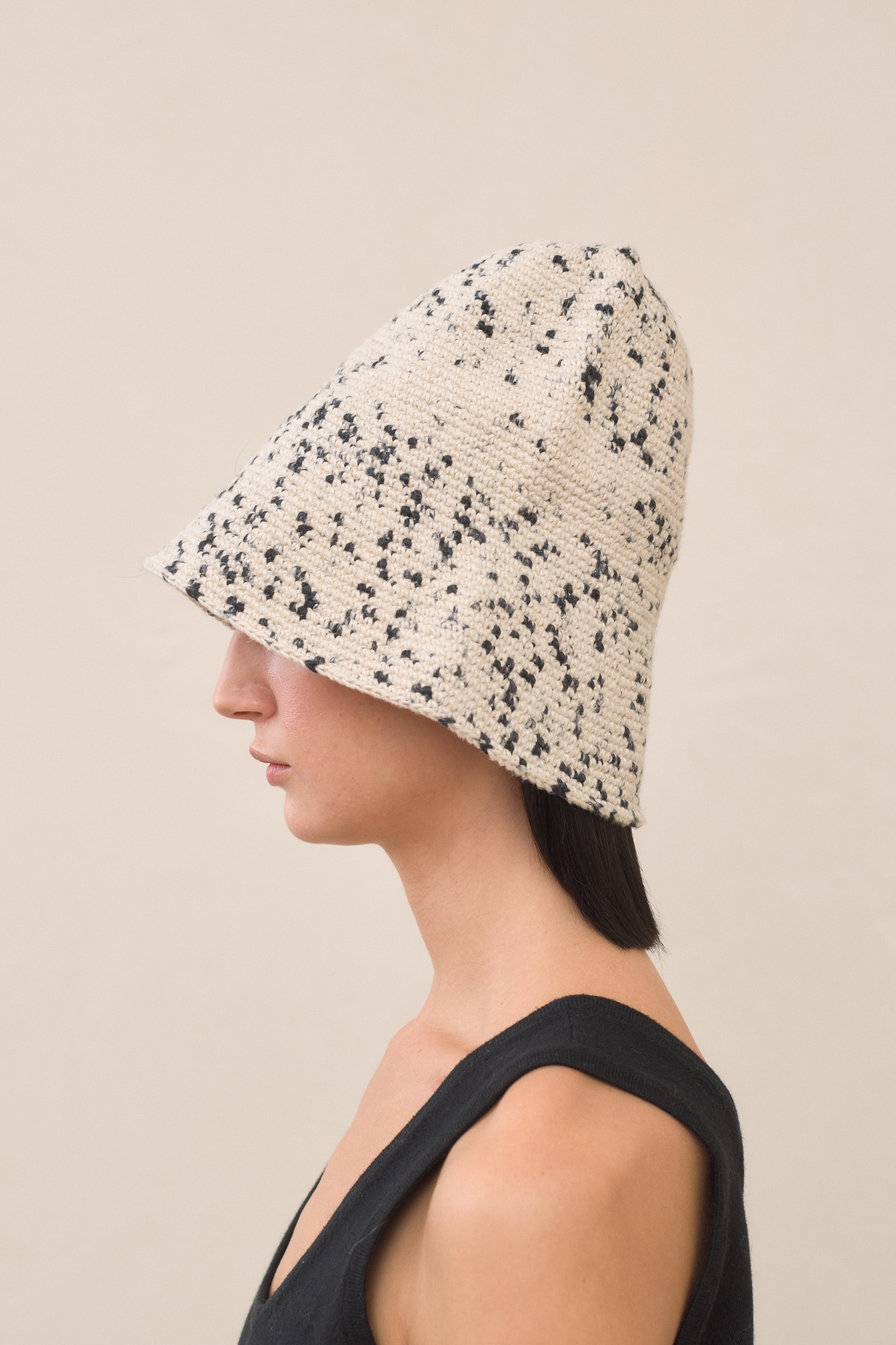 Big Bell Hat in Slate by LAUREN MANOOGIAN