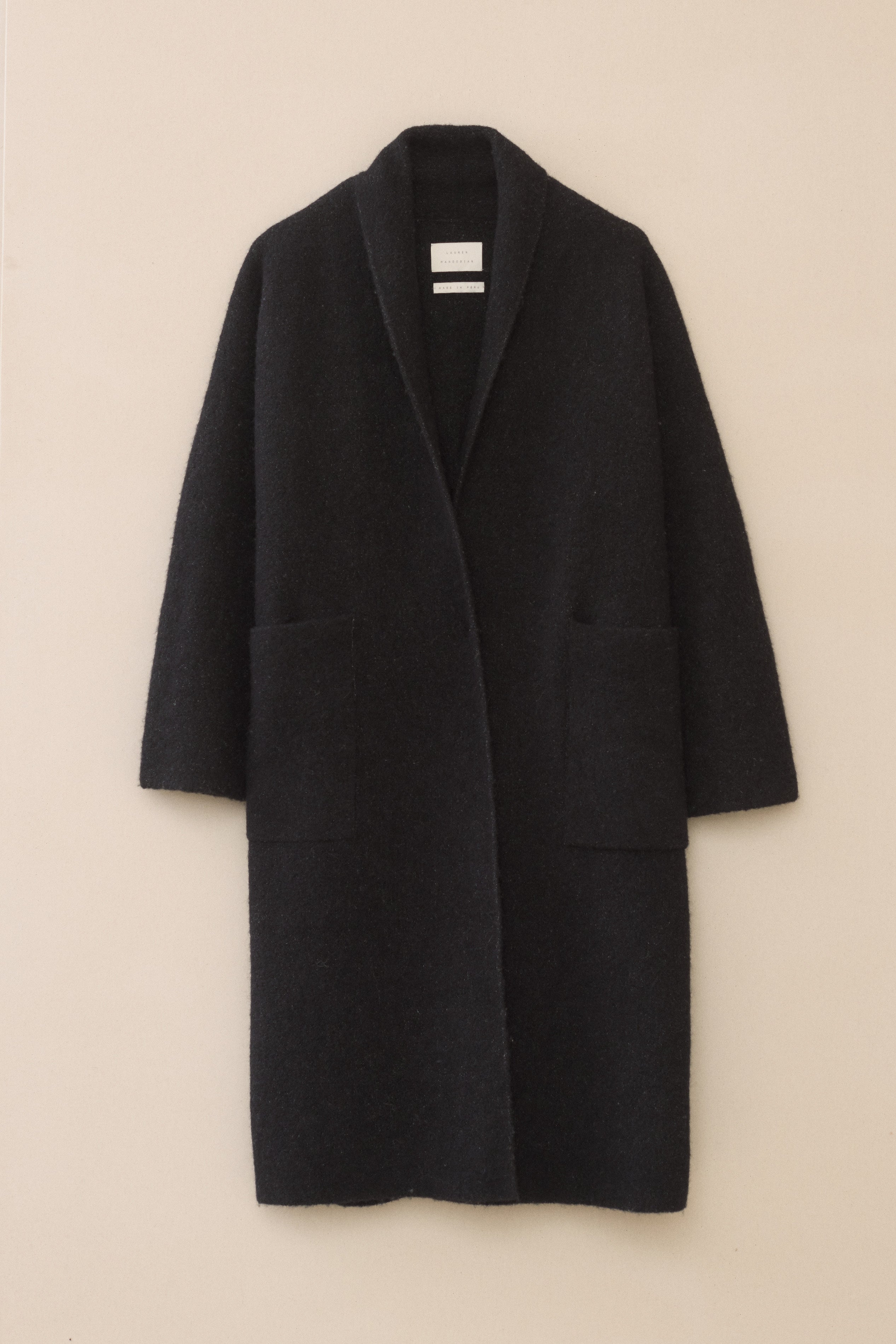 DOUBLE FACE LONG COAT - hover image
