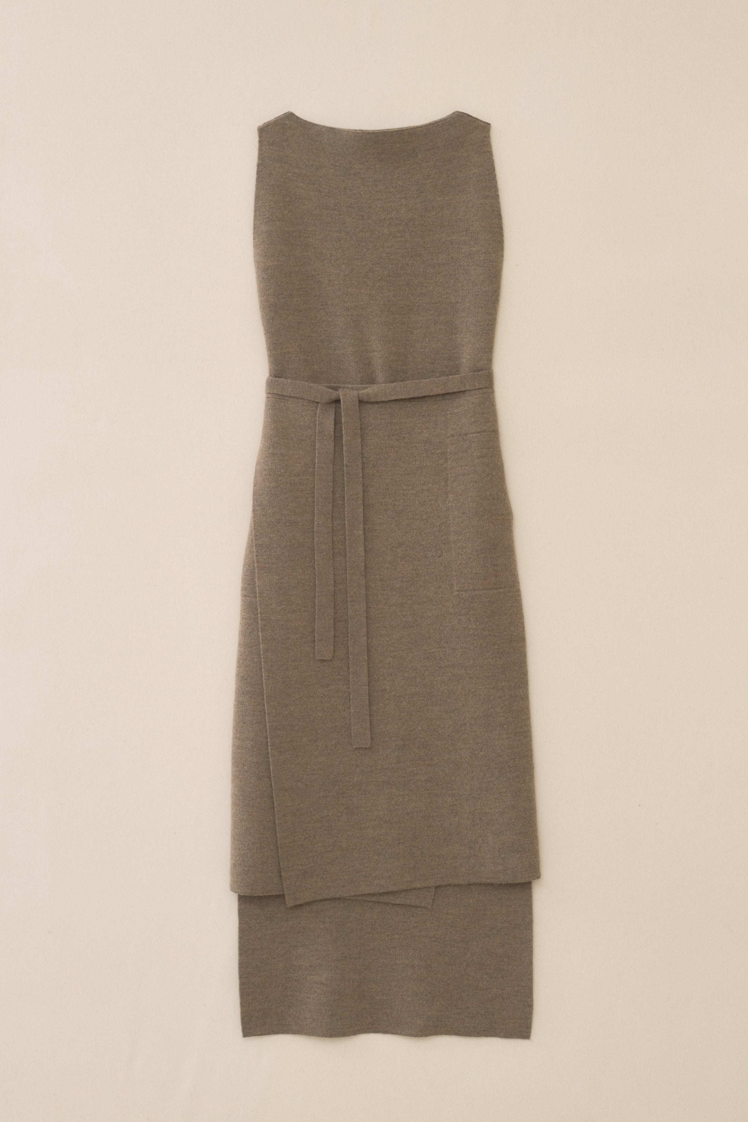 DOUBLE KNIT APRON DRESS - hover image