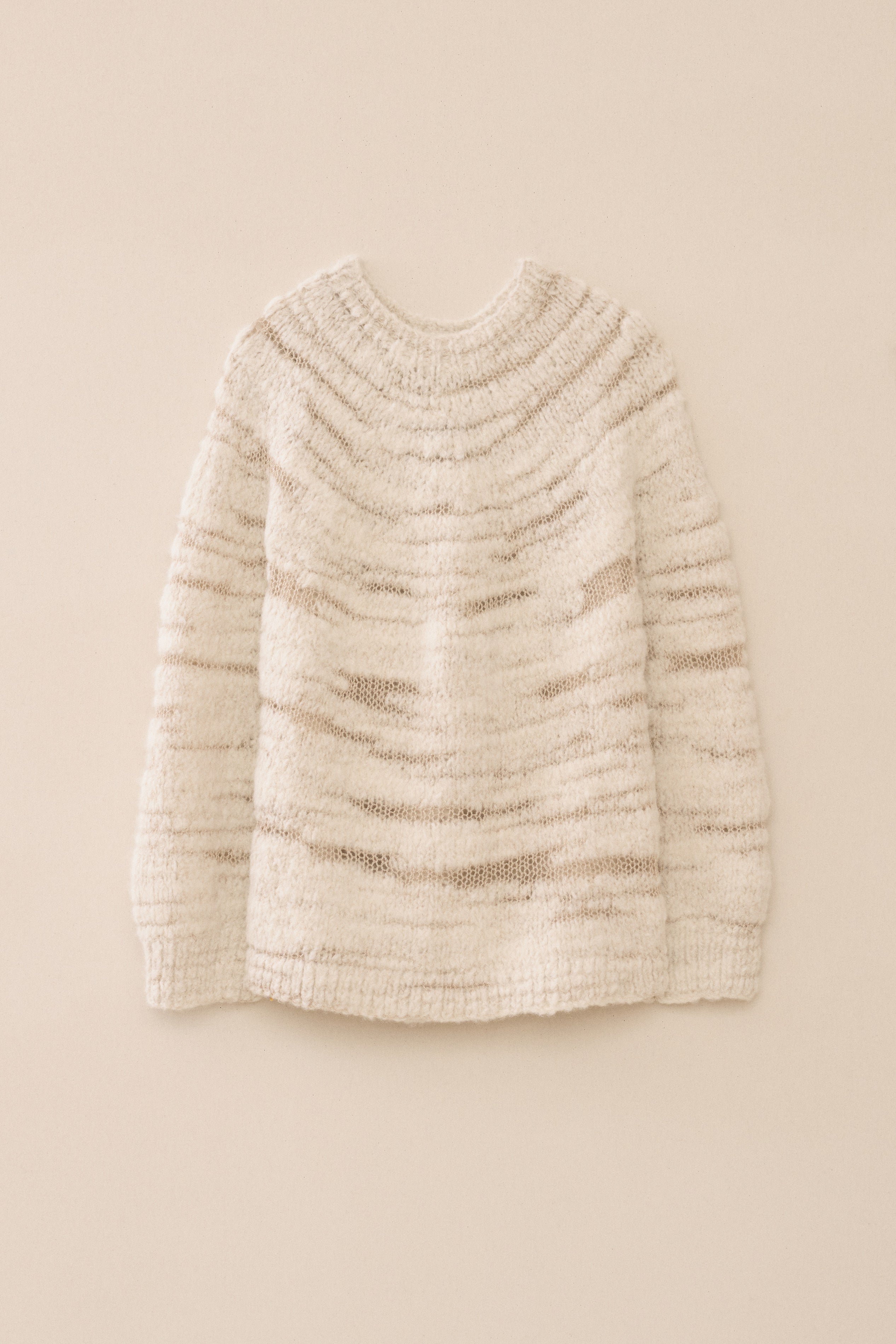 HANDKNIT THREADBARE PULLOVER - hover image