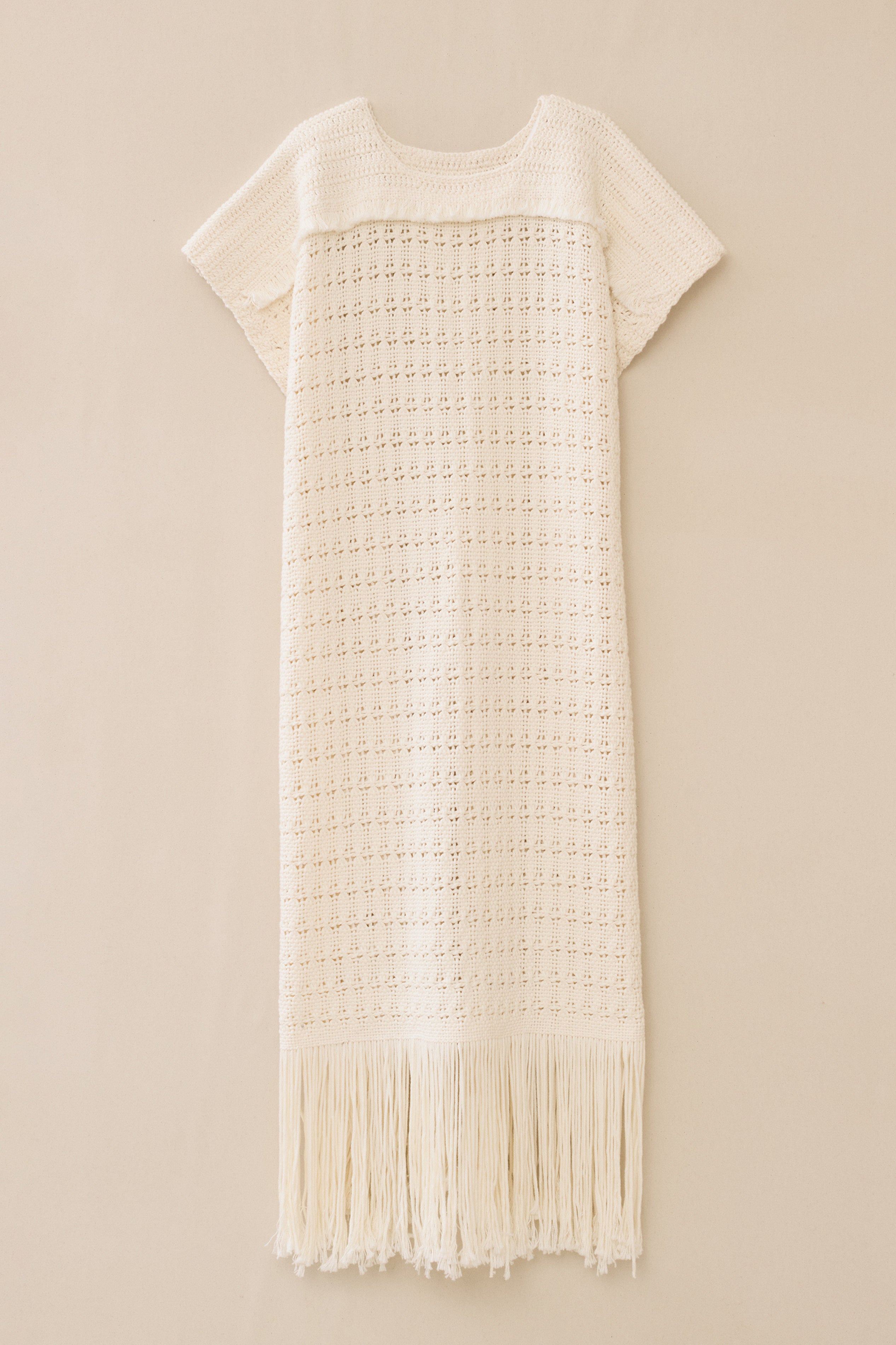 HANDWOVEN LENO DRESS - hover image