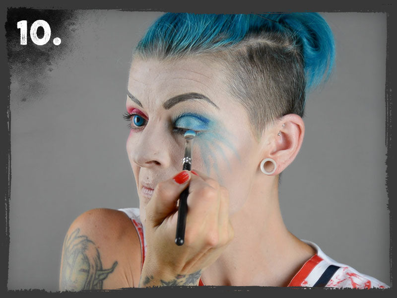 Harley Quin Makeup Tutorial - Step 10