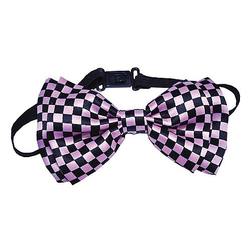 Bow Tie Pink/Black Check