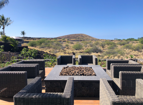 Puka Lava Grey Basalt Fire Pit Hawaii Stone Imports