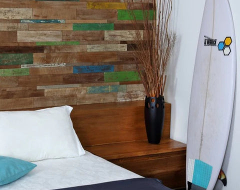 Rimba Natural/Painted Mix Indo-Wood Cladding Hawaii Stone Imports