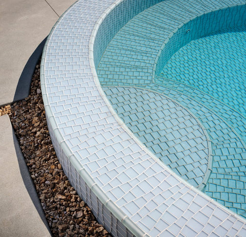 Stratos Glass Ripple Mosaic Hawaii Stone Imports