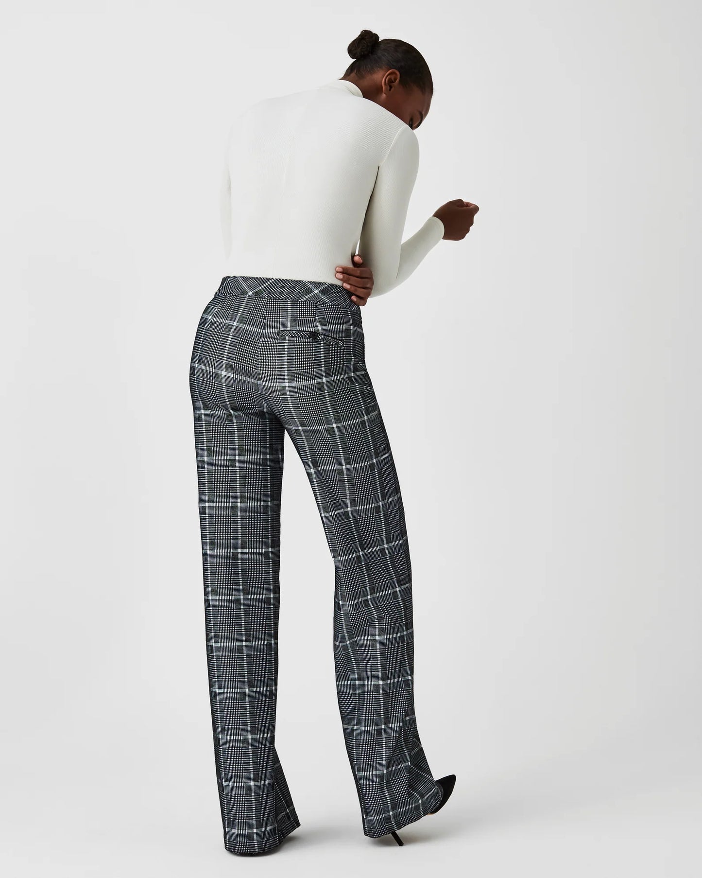Spanx The Perfect Pant Kick Flare  Dijon Houndstooth – The Vault Clothing  Co.
