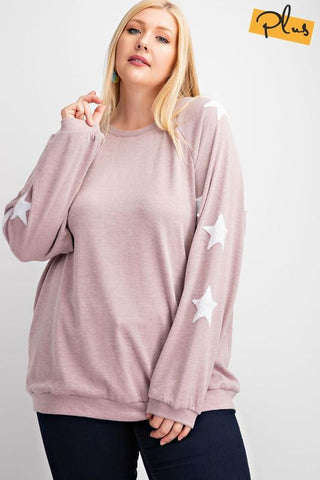 Eleanor Star Pullover Plus Sweater