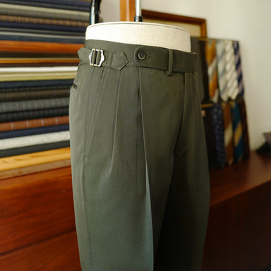 Green Cavalry Twill Trousers (New Classic) — Last & Lapel