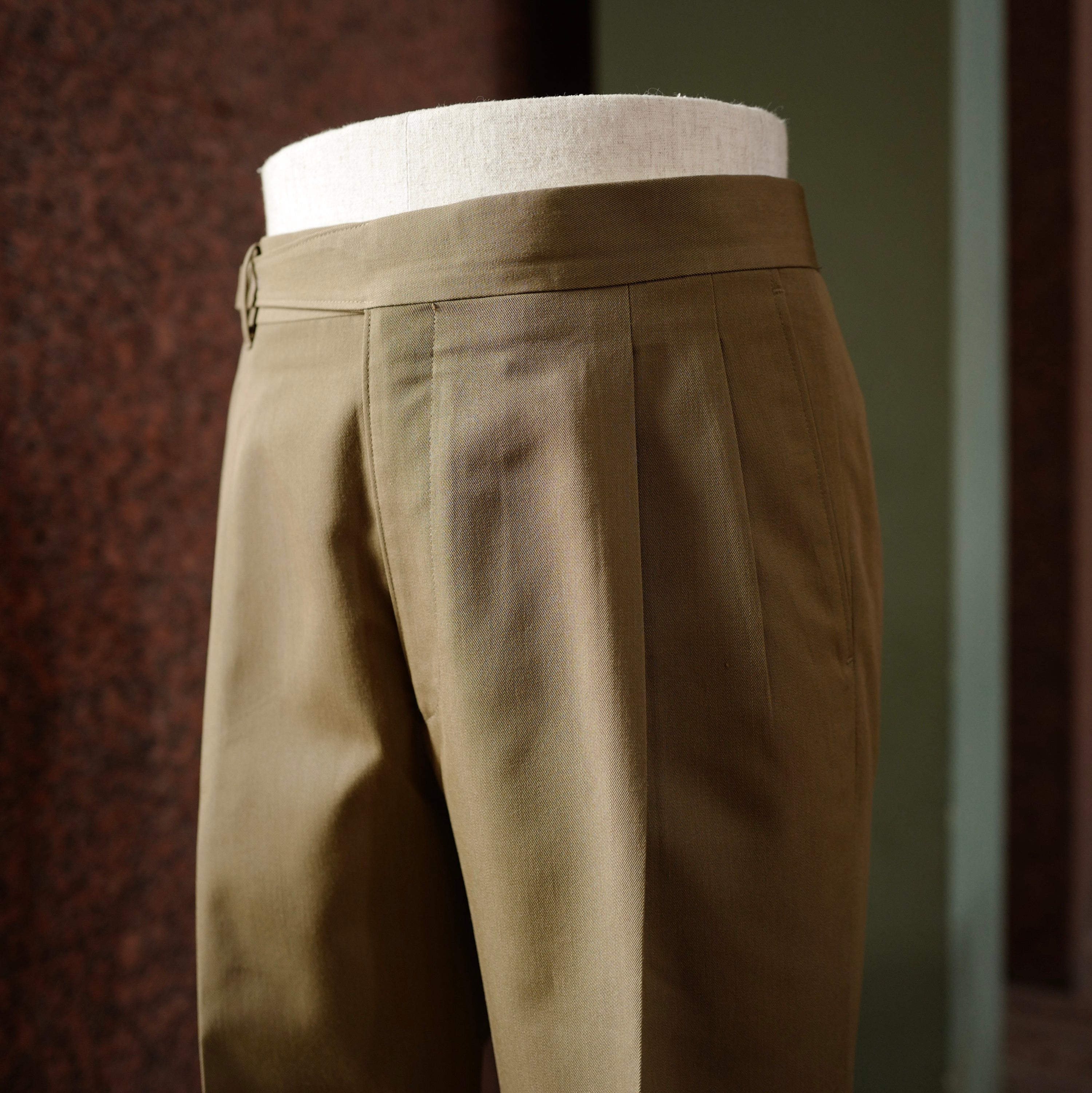 Brown Vintage Wool Gurkha Trousers — Last & Lapel