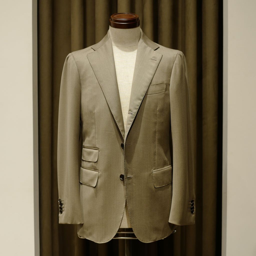 Beige Covert Cloth Suit – Last & Lapel