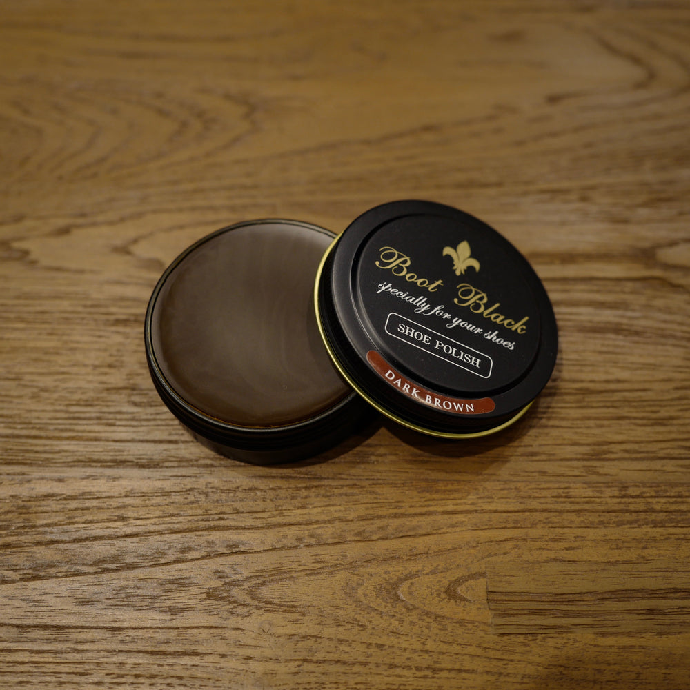 black wax shoe polish