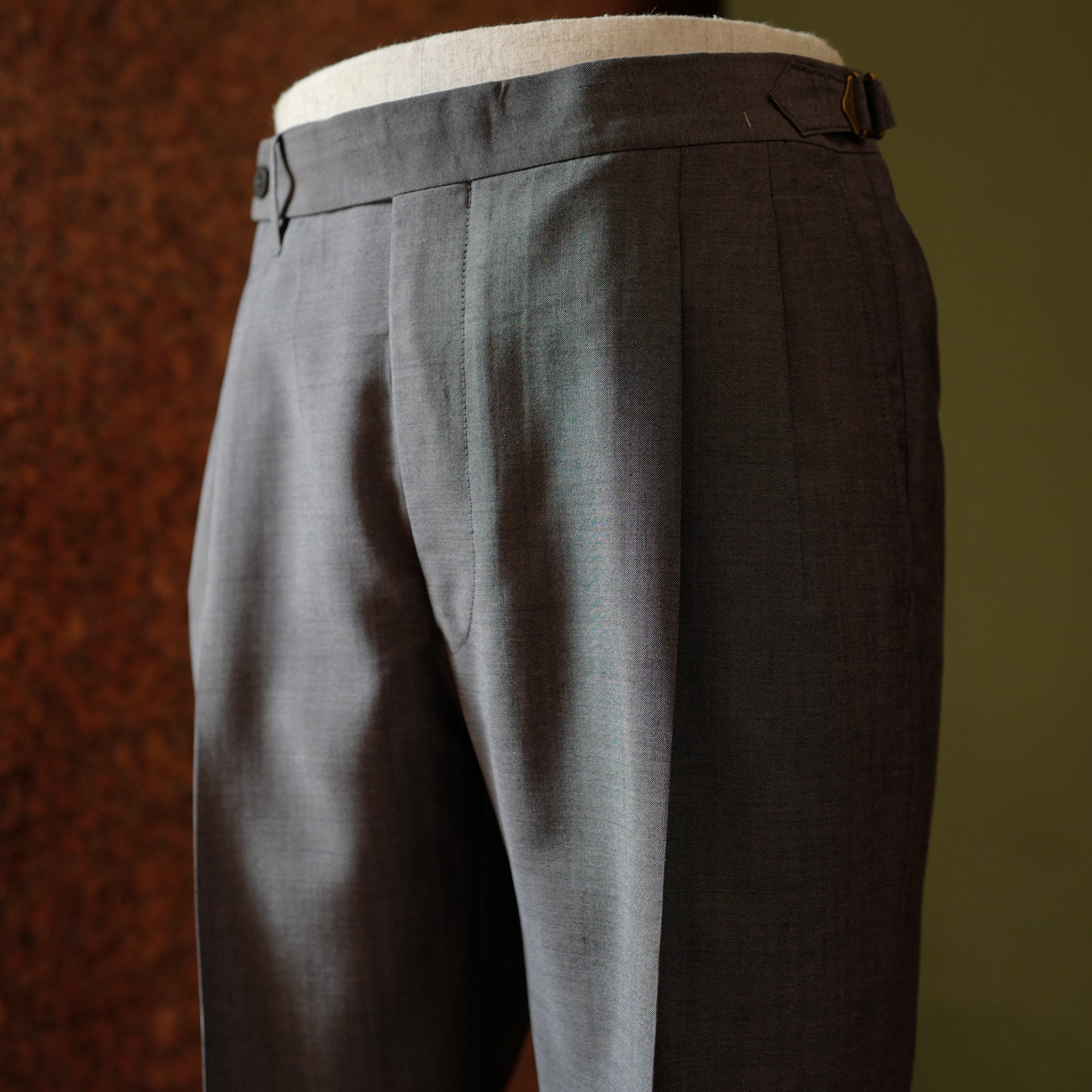Grey Wool/Mohair Trousers — Last & Lapel