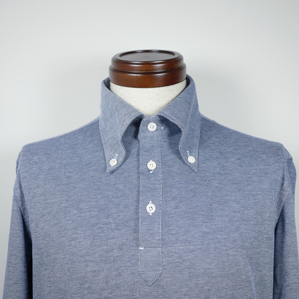 button down long sleeve polo