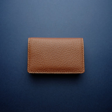 Waverly Ostrich Card Case, Brown Ostrich