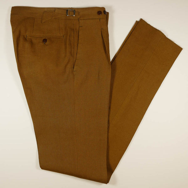 Tobacco Brown Linen Trousers – Last & Lapel