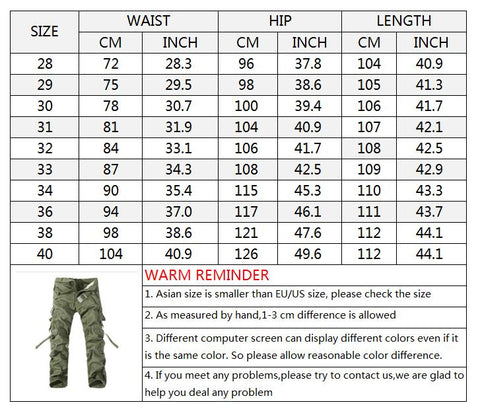 Causal Pockets Design Outdoor Cotton Men's Cargo Pants – TANGEEL