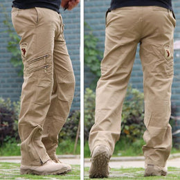 Military Style Casual Wear Multi-Pocket Men Pants – TANGEEL