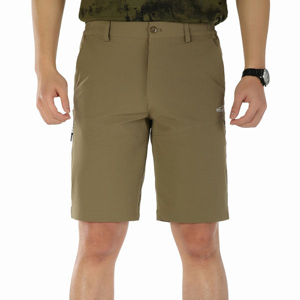 Outdoor Plus Size Solid Color Men's Shorts