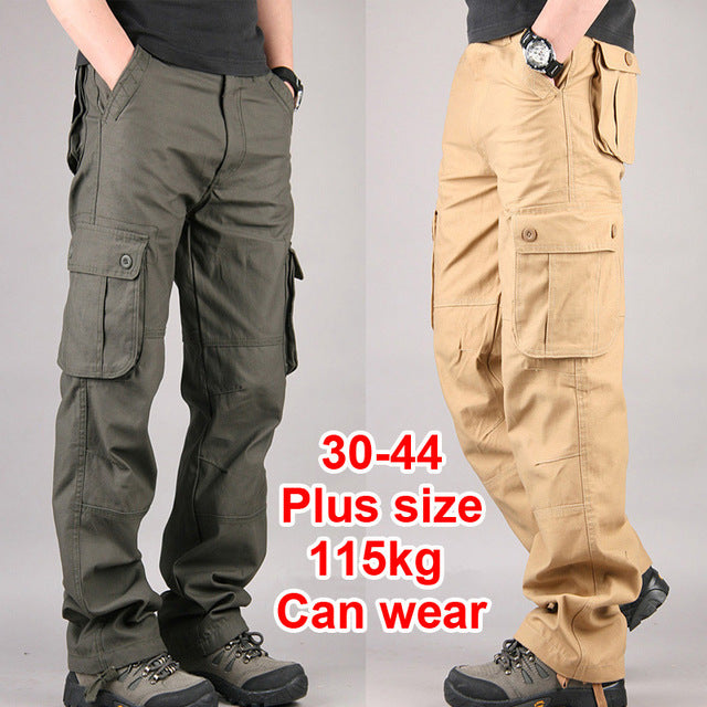 mens cargo pants multi pockets
