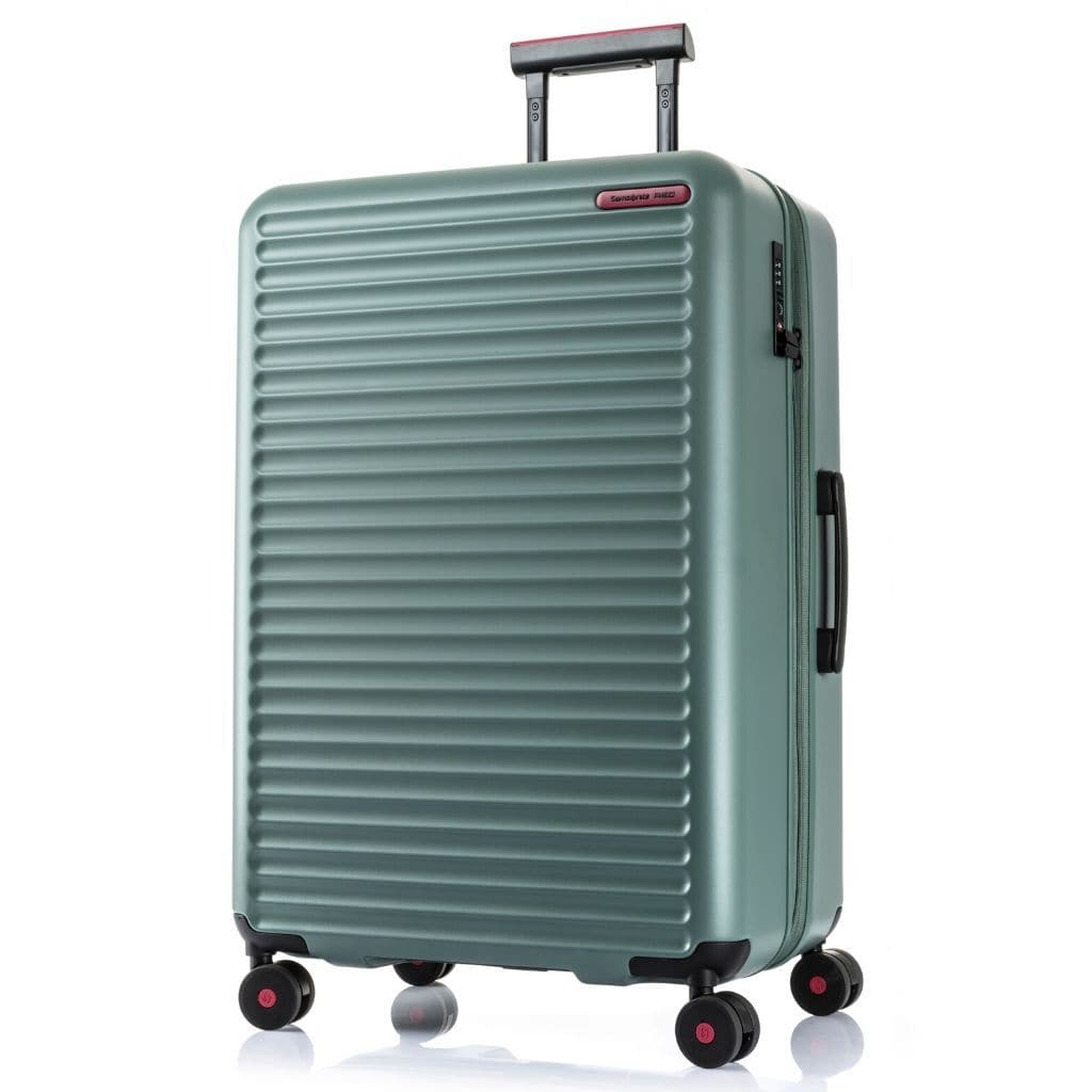 samsonite green suitcase