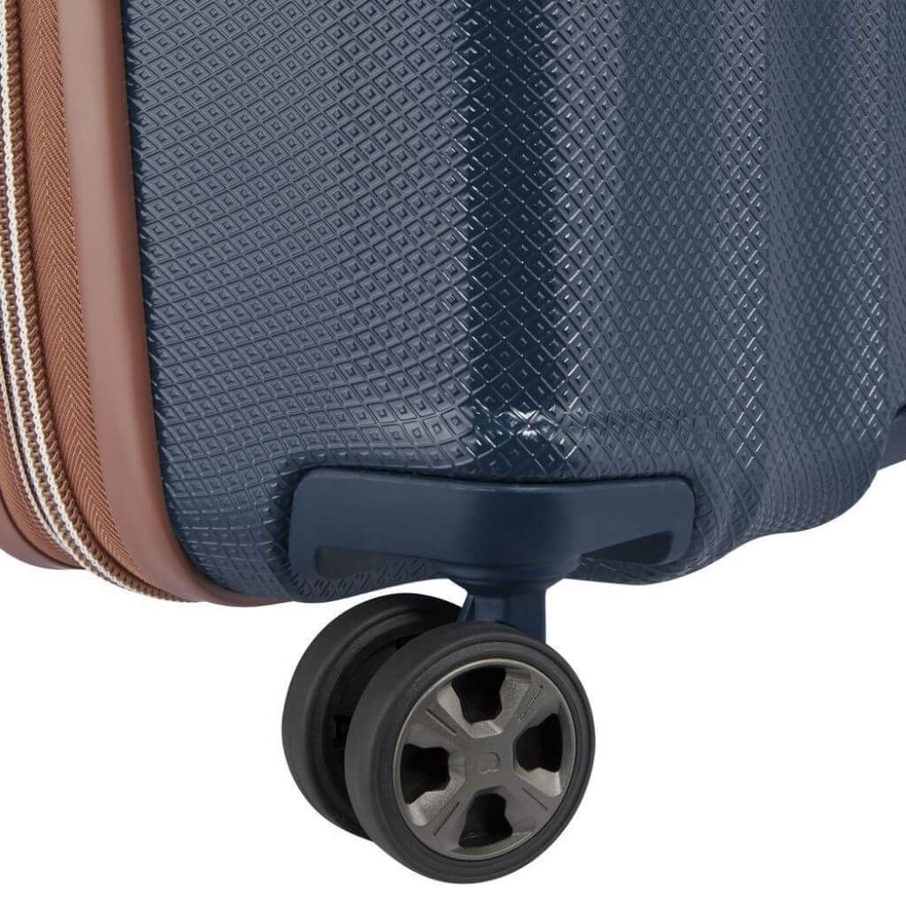 delsey luggage navy blue