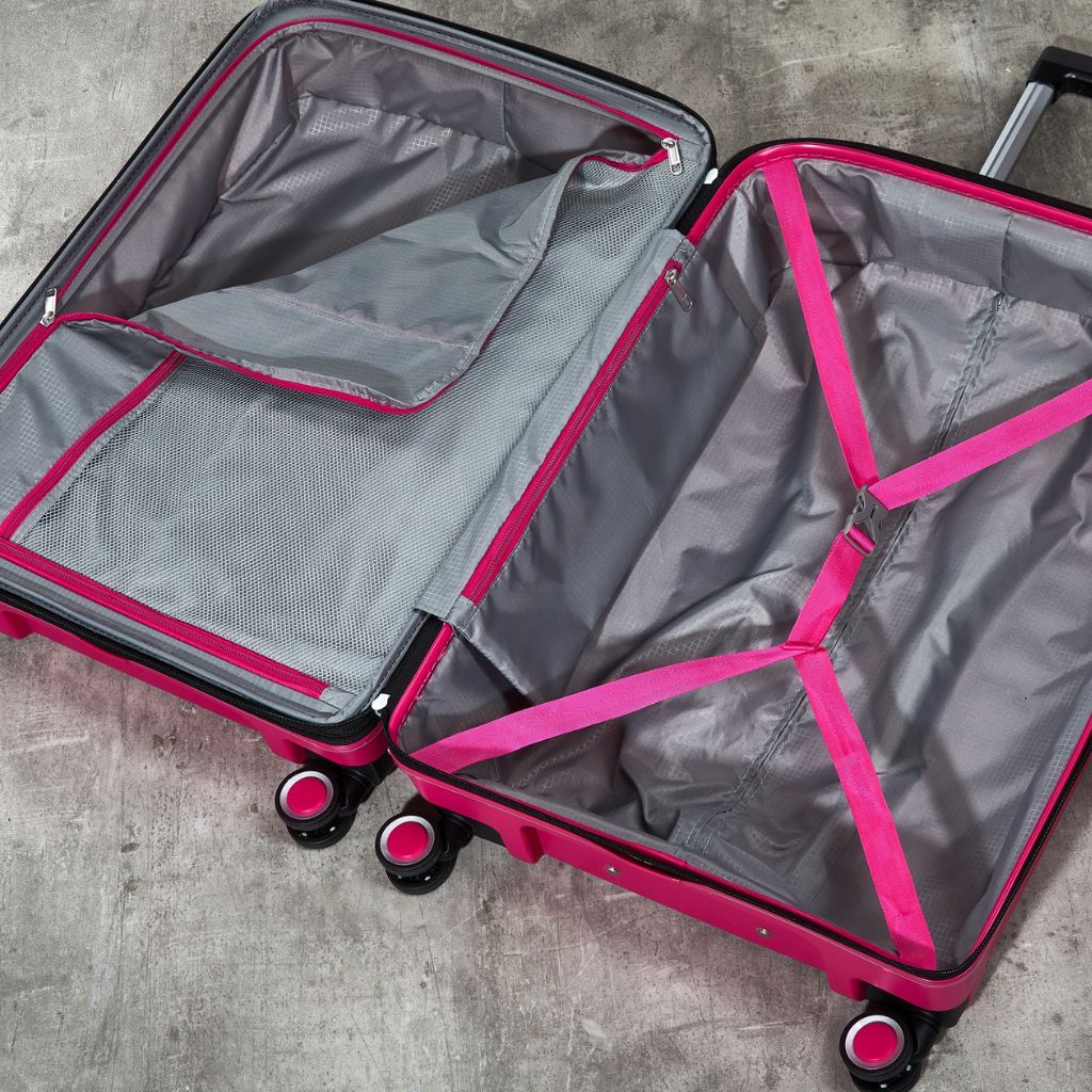 double sided luggage