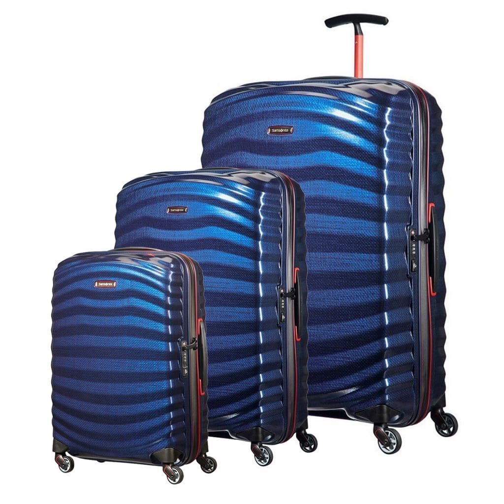 Fødested Brudgom Specialisere Samsonite Lite-Shock Sport 3 Piece Suitcase Set - Nautical Blue/Red | Love  Luggage | Reviews on Judge.me
