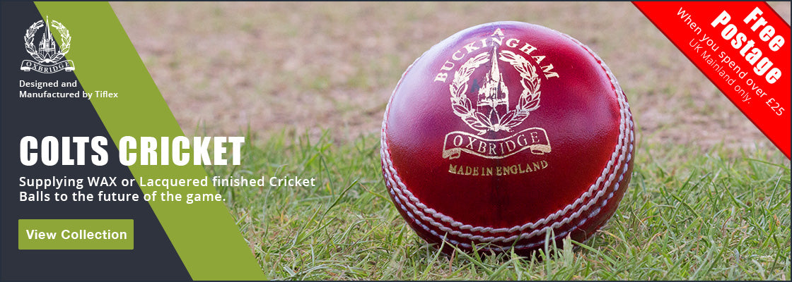 Oxbridge cricket balls suitable for colts junior level