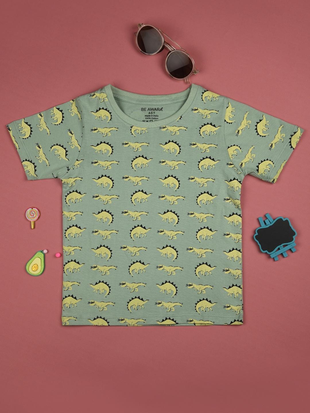 Dinosaur Pattern Kids T-Shirt - Boys & Girls T-Shirts Online in India ...