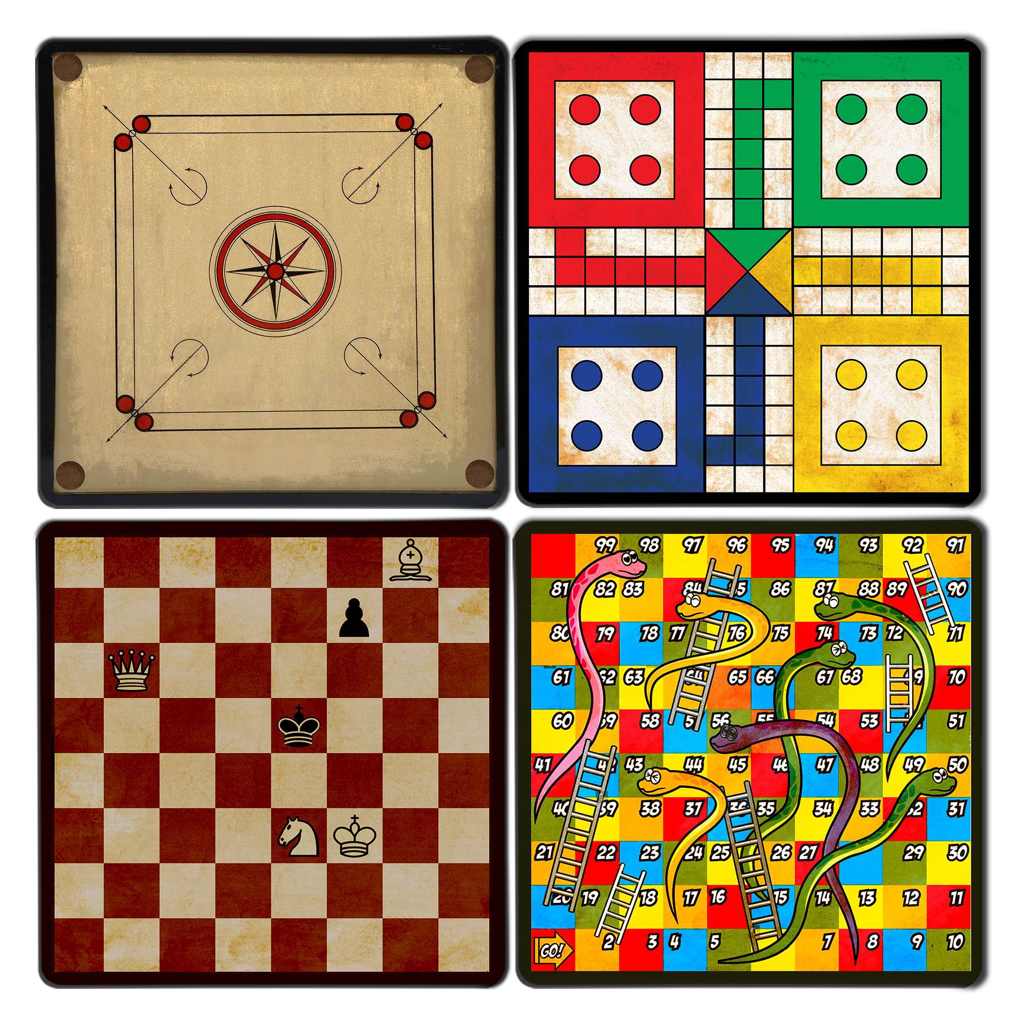 Board Game Printed Coasters | Buy Printed Coasters Online in India | Be  Awara