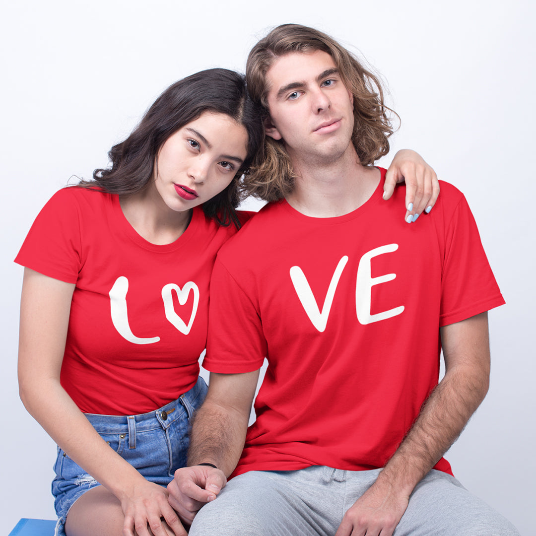 Love Couple Tee | Couple T-Shirts Online In India | Be Awara