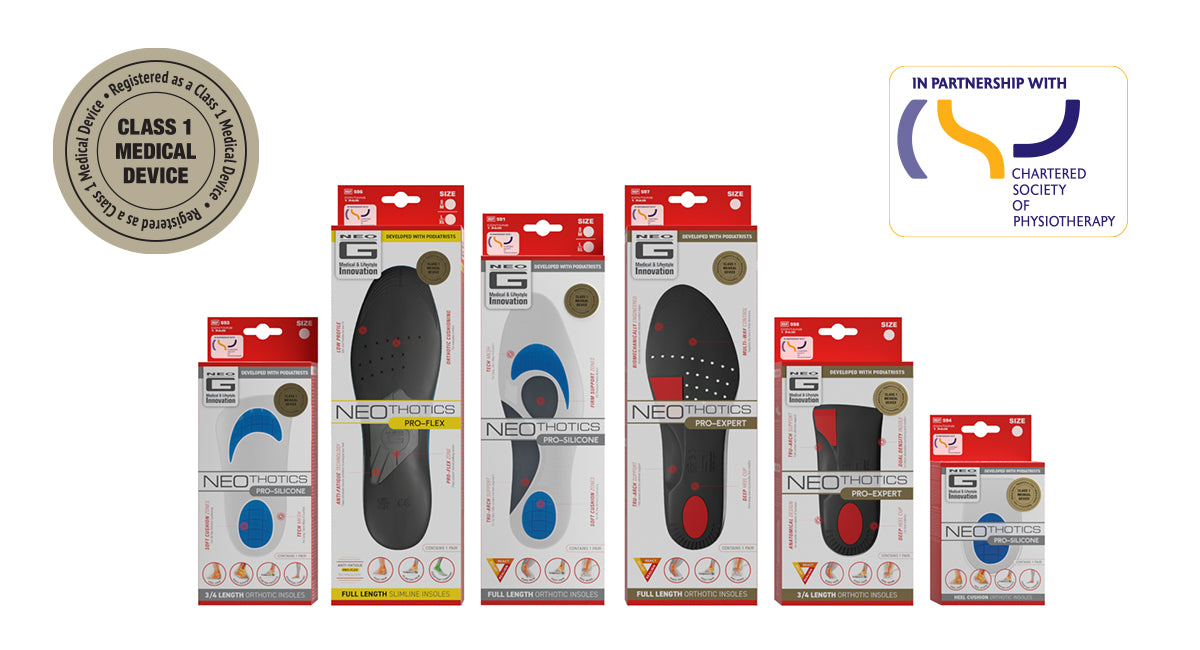 NeoThotics - Our New Range Of Medical Grade, Advanced Orthotic Insoles