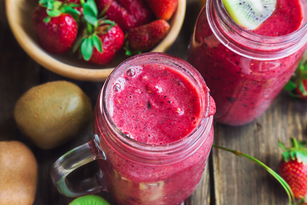 Smoothie fresas, kiwi y Açai Orgánico Baïa Food CO.