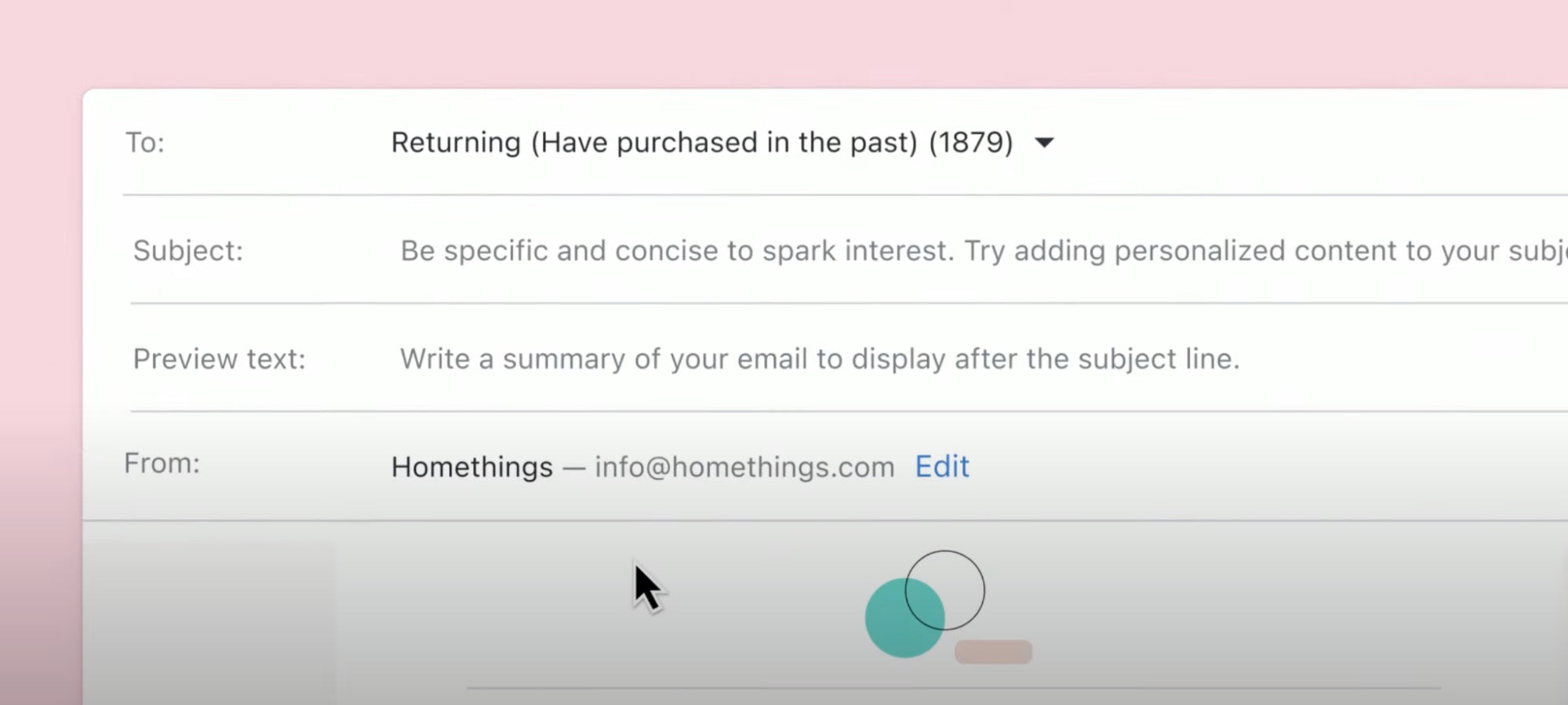 Shopify Email example