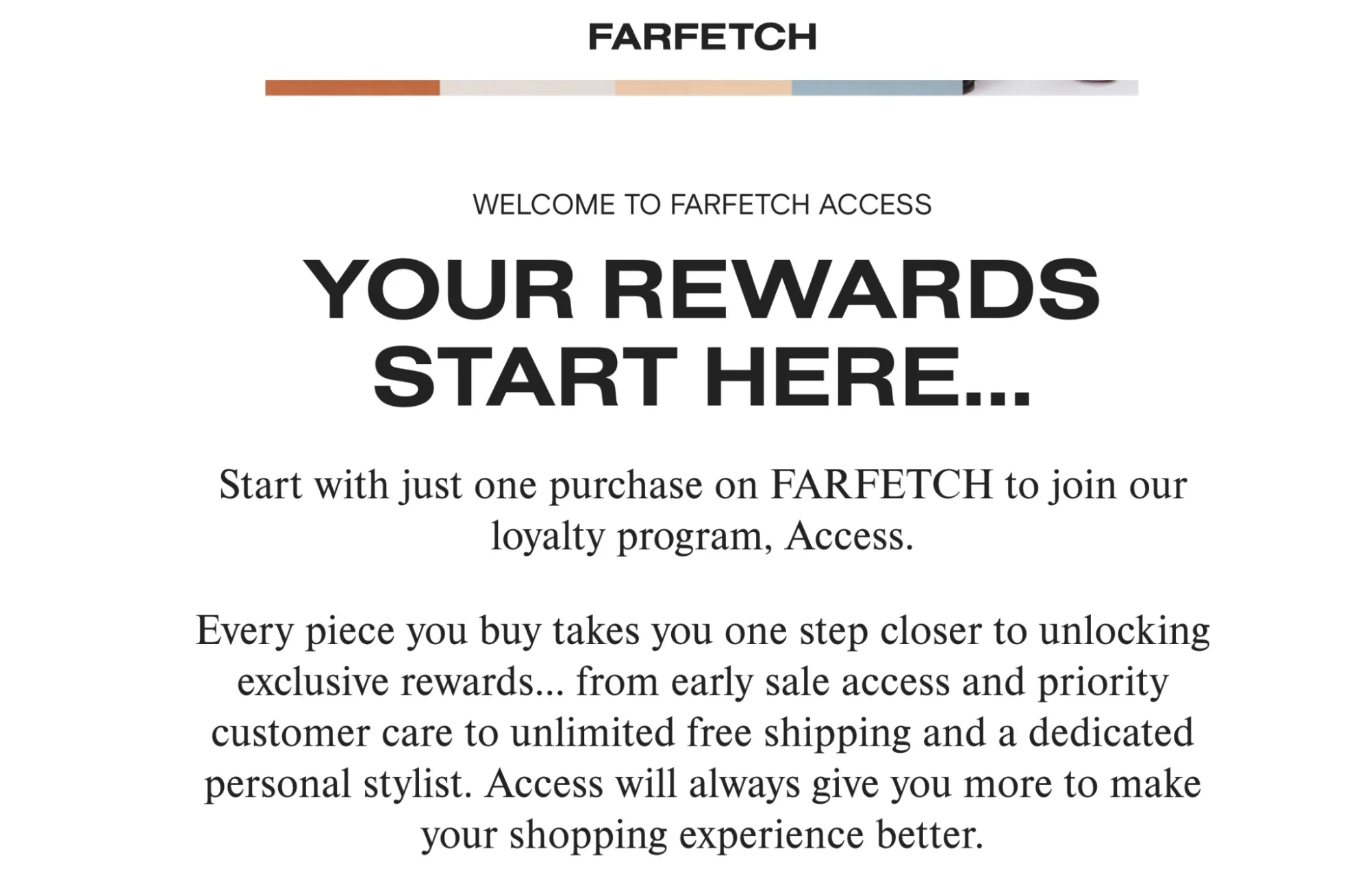 FARFETCH loyalty program